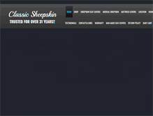 Tablet Screenshot of mysheepskinstore.com